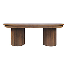 Auden Chestnut 101 Double Ped Dining Table - Ornate Home