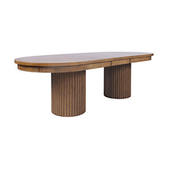 Auden Chestnut 101 Double Ped Dining Table - Ornate Home