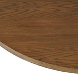 Auden Chestnut/Black 48 Dining Table w/ 4 Fitz Chairs - Ornate Home
