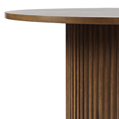 Auden Chestnut/Black 60 Dining Table w/ 6 Fitz Chairs - Ornate Home