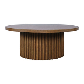 Auden Chestnut Round Cocktail Table - Ornate Home