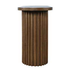 Auden Chestnut Round End Table - Ornate Home