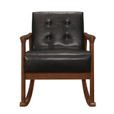 Auden Dark Walnut Rocking Chair - Ornate Home