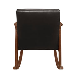 Auden Dark Walnut Rocking Chair - Ornate Home