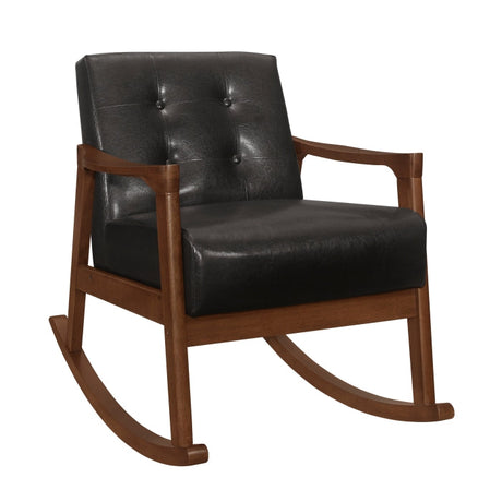 Auden Dark Walnut Rocking Chair - Ornate Home