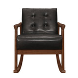 Auden Dark Walnut Rocking Chair - Ornate Home