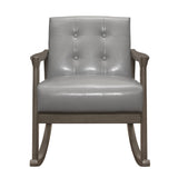 Auden Light Gray Rocking Chair - Ornate Home