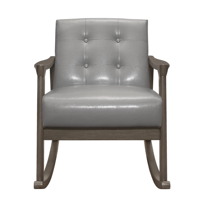 Auden Light Gray Rocking Chair - Ornate Home