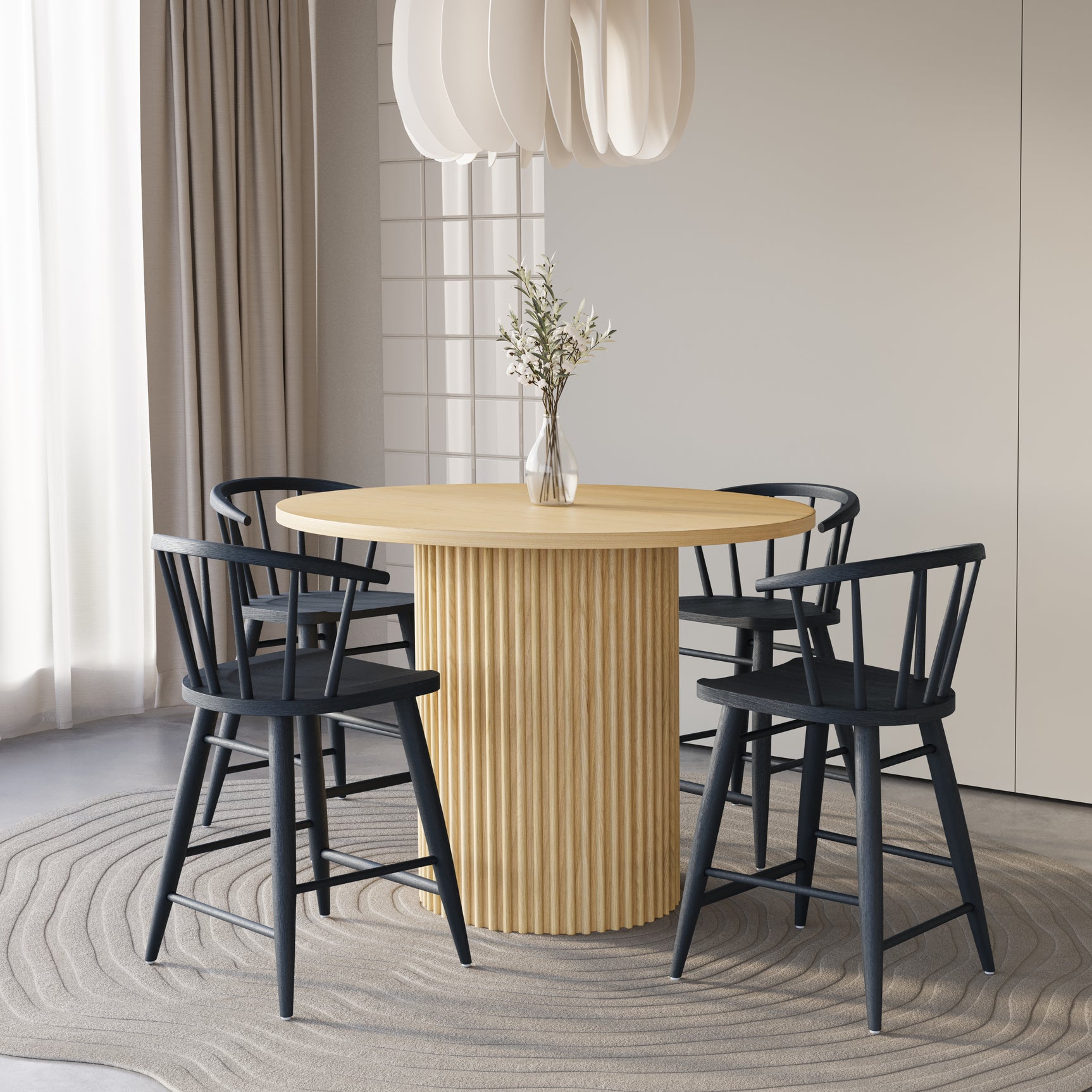 Auden Natural 48 Counter Dining Table - Ornate Home