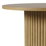 Auden Natural 60 Dining Table w/ 4 Tate Chairs - Ornate Home