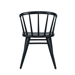 Auden Natural/Black 48 Dining Table w/ 4 Fitz Chairs - Ornate Home