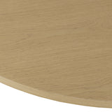 Auden Natural/Black 60 Dining Table w/ 6 Fitz Chairs - Ornate Home