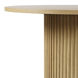 Auden Natural/Black 60 Dining Table w/ 6 Fitz Chairs - Ornate Home