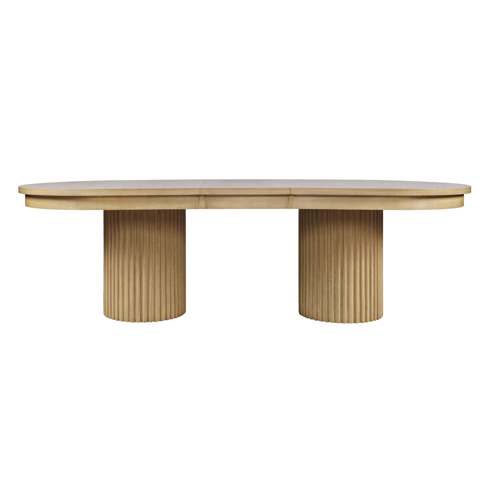 Auden Natural Double Ped Dining Table w/ 6 Tate Chair - Ornate Home