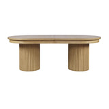Auden Natural 101 Double Ped Dining Table - Ornate Home