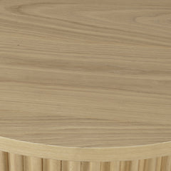 Auden Natural Round Cocktail - Ornate Home