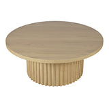 Auden Natural Round Cocktail - Ornate Home