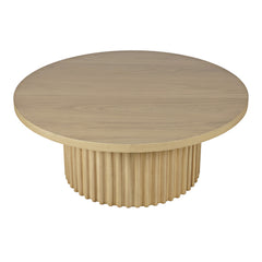 Auden Natural Round Cocktail - Ornate Home