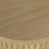 Auden Natural Round End Table - Ornate Home