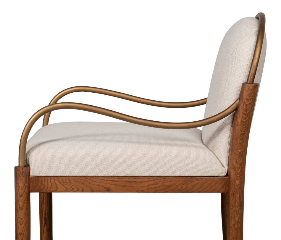 Auden Tan Dining Chair - Ornate Home