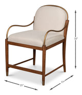Auden Tan Dining Chair - Ornate Home