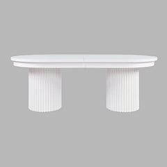 Auden White 101 Double Ped Dining Table - Ornate Home