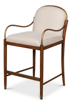 Auden White Counter Stool - Ornate Home