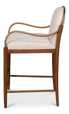 Auden White Counter Stool - Ornate Home