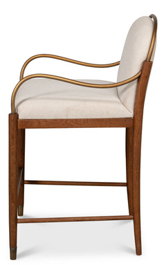Auden White Counter Stool - Ornate Home
