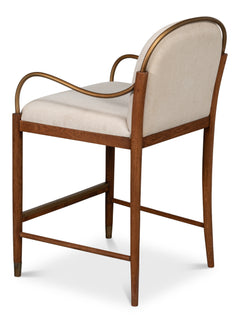 Auden White Counter Stool - Ornate Home