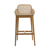 Audra Natural Outdoor Barstool - Ornate Home
