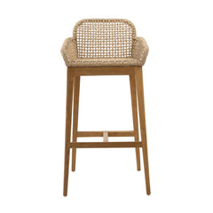 Audra Natural Outdoor Barstool - Ornate Home