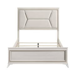 Audra White California King Bed - Ornate Home