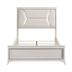 Audra White California King Bed - Ornate Home