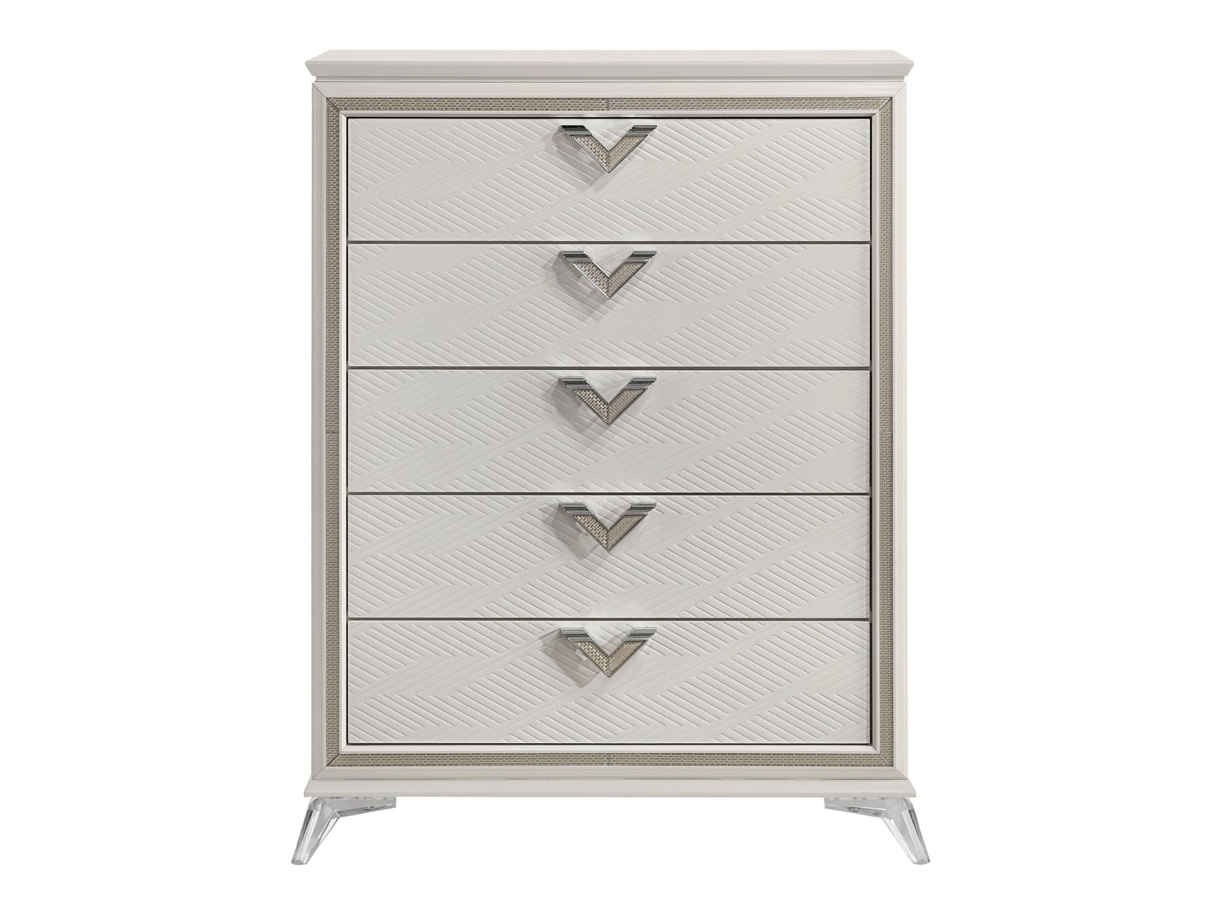 Audra White Chest - Ornate Home