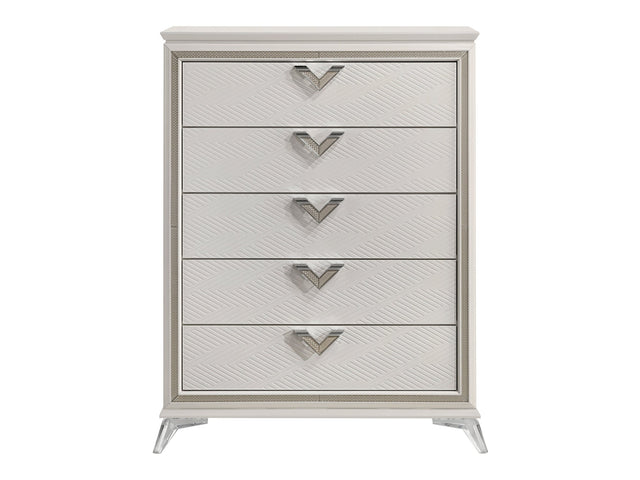 Audra White Chest - Ornate Home