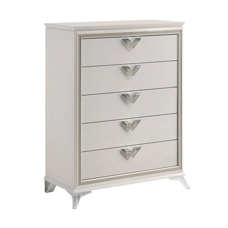 Audra White Chest - Ornate Home