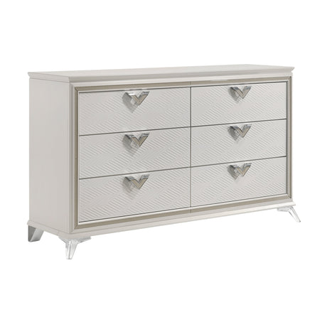 Audra White Dresser - Ornate Home