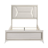 Audra White Eastern King Bed - Ornate Home