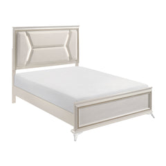 Audra White Eastern King Bed - Ornate Home