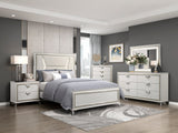 Audra White Eastern King Bed - Ornate Home