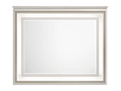 Audra White Mirror - Ornate Home