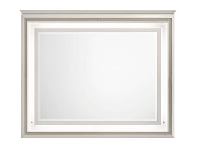 Audra White Mirror - Ornate Home