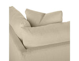 Audrey Beige Upholstered Sofa - Ornate Home