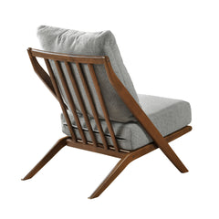Audrey Gray Accent Chair - Ornate Home
