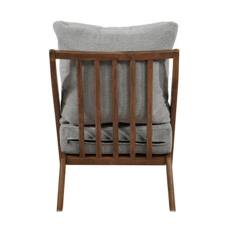 Audrey Gray Accent Chair - Ornate Home