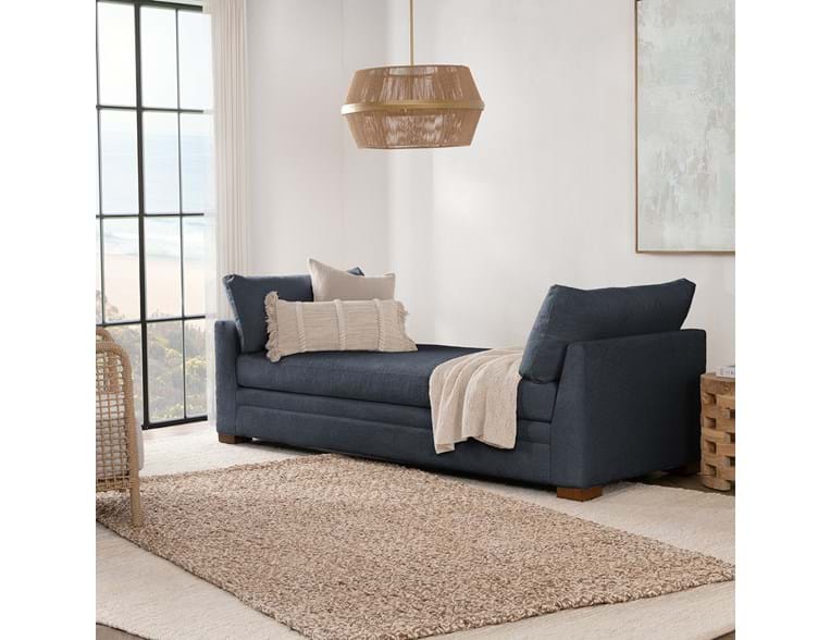 Audrey Navy Upholstered Daybed - Ornate Home