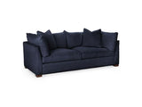 Audrey Navy Upholstered Sofa - Ornate Home