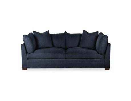 Audrey Navy Upholstered Sofa - Ornate Home