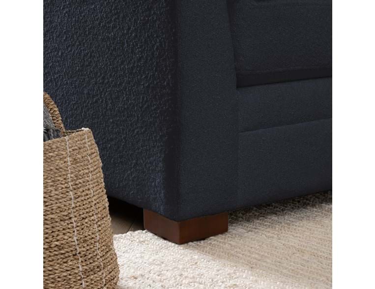 Audrey Navy Upholstered Sofa - Ornate Home